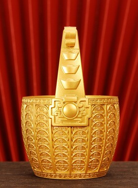 一桶客厅元宝沐略金中式