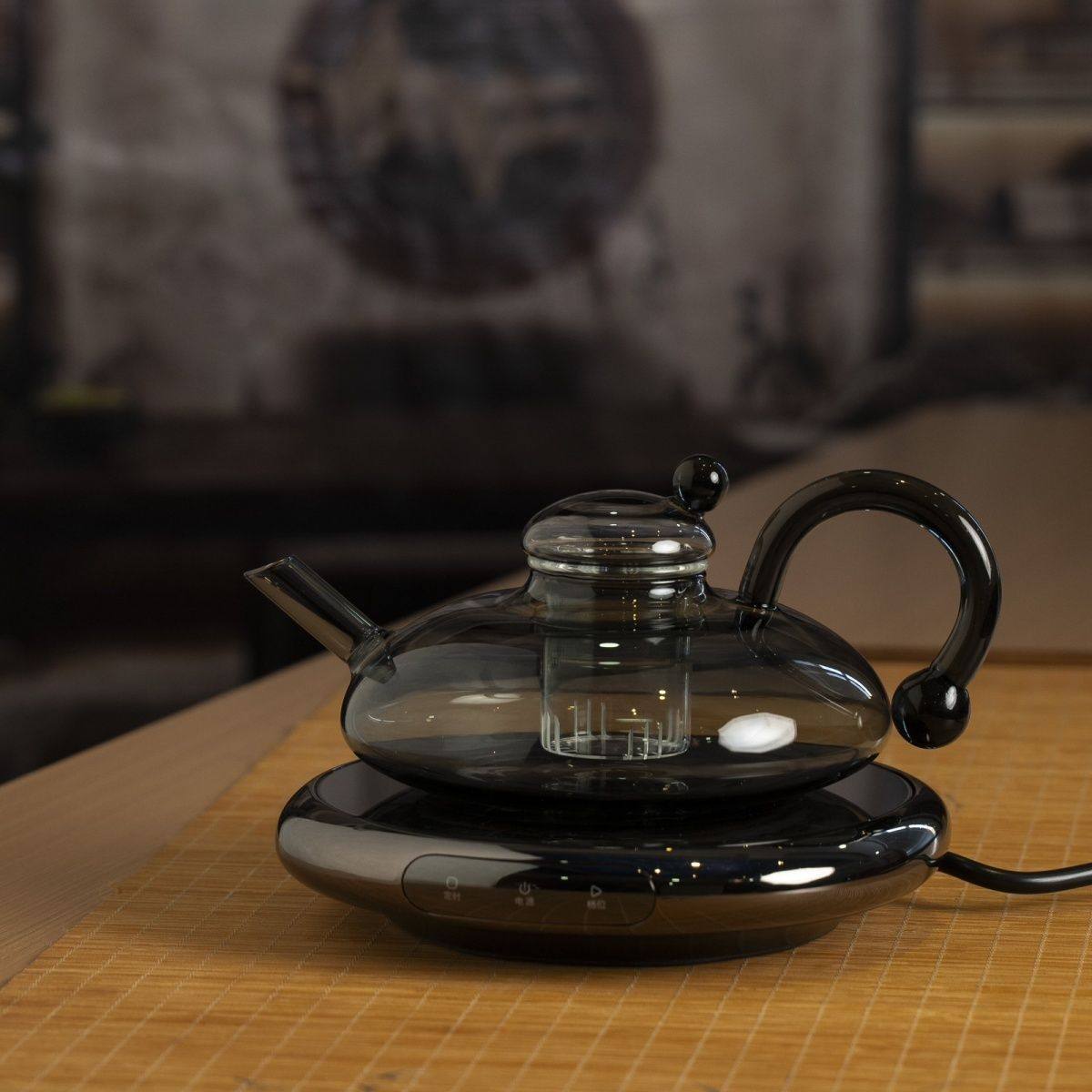 [Authentic] Small Electric Ceramic Stove Ultra-Thin Mini Household Retro Heating Water Boiling Intelligent Insulation Cooking Glass Tea Stove