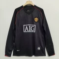0708 black manchester united away long sleeve