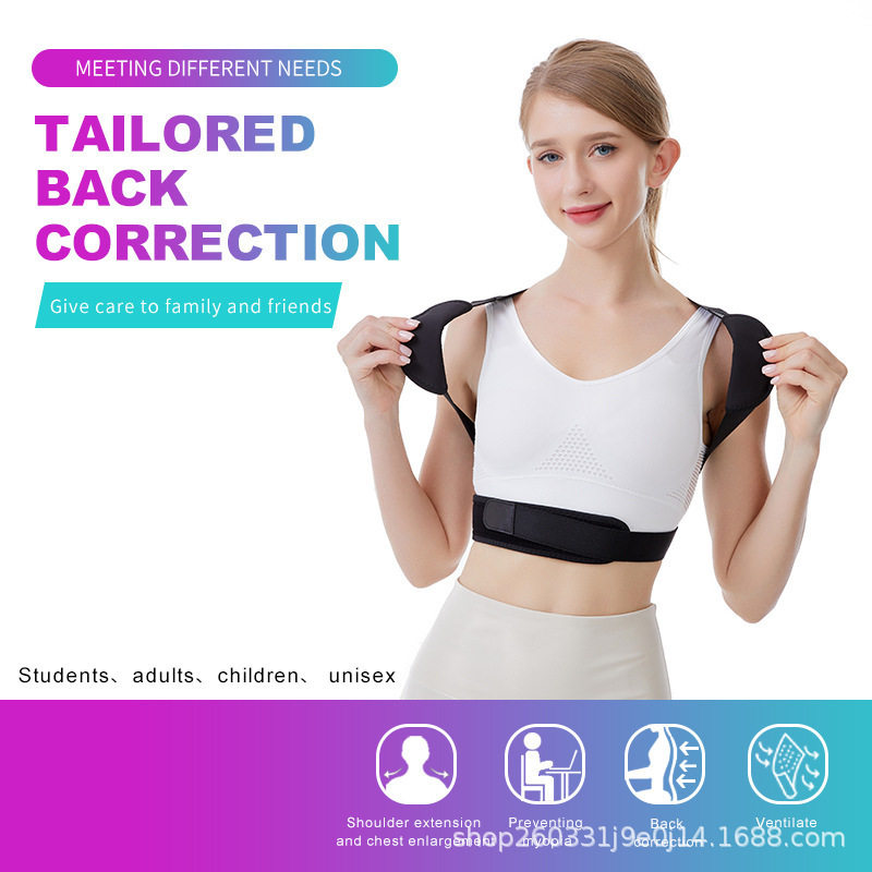 Specially Designed for Cross-Border Use, Posture Corrector Belt for Back Posture Correction, Anti-Hunchback Correction Belt, Chest Straightening, Abdominal Tightening, Slimming Correction and Shaping