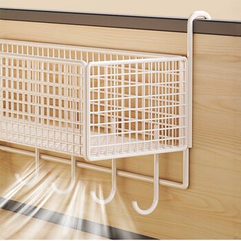 Bedside Hanging Basket, Bed Storage Rack, Office Workstation Desk Hanger, Dormitory Upper Bunk Bedside Storage Basket, Dormitory Essential