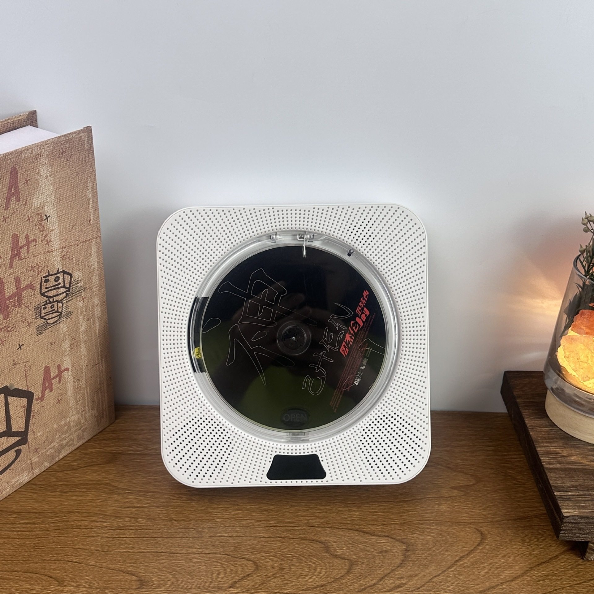 Cross-Border Hot-Selling Portable Cd Player Album Player Bluetooth U Disk Card Speaker Wall-Mounted English Learning Machine Gift