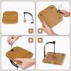 Cross-Border Wooden Paper Towel Holder Restaurant Tabletop Square Towel Paper Towel Holder Desktop Paper Storage Shelf Paper Towel Organizer