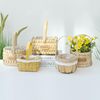 Carefully Selected Mini Wooden Flower Baskets for Children's Day and Women's Day, Flower Shop Arrangement Baskets, Woven Baskets, Storage Tote Baskets