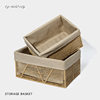 Large-Capacity Hand-Woven Storage Basket Wardrobe Desktop Storage Basket Clothing Books Toys Sundries Straw Storage Box