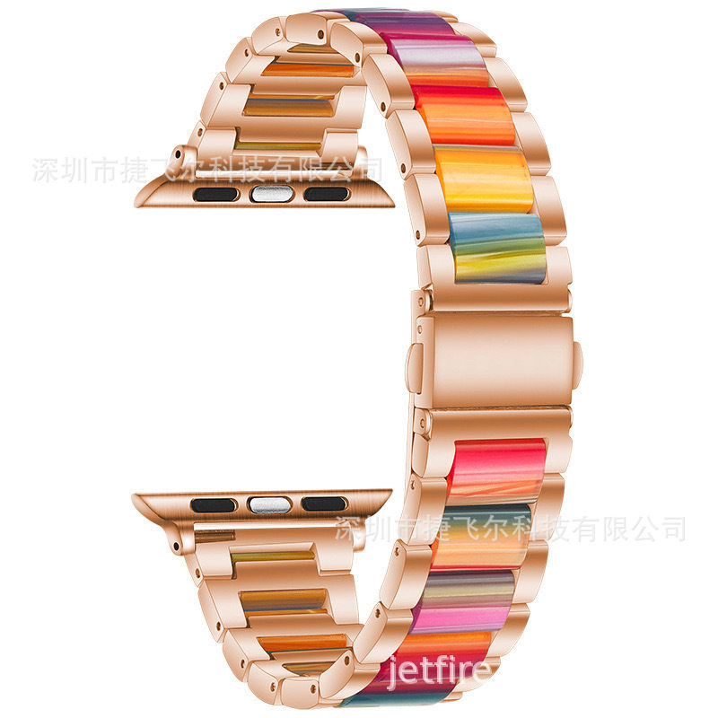 ローズゴールド+レインボー