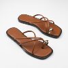 Women's Outdoor Sandals 2025 Popular Versatile Thong Toe Slippers Open Toe Backless Shoes Ladies Shoes Slipper