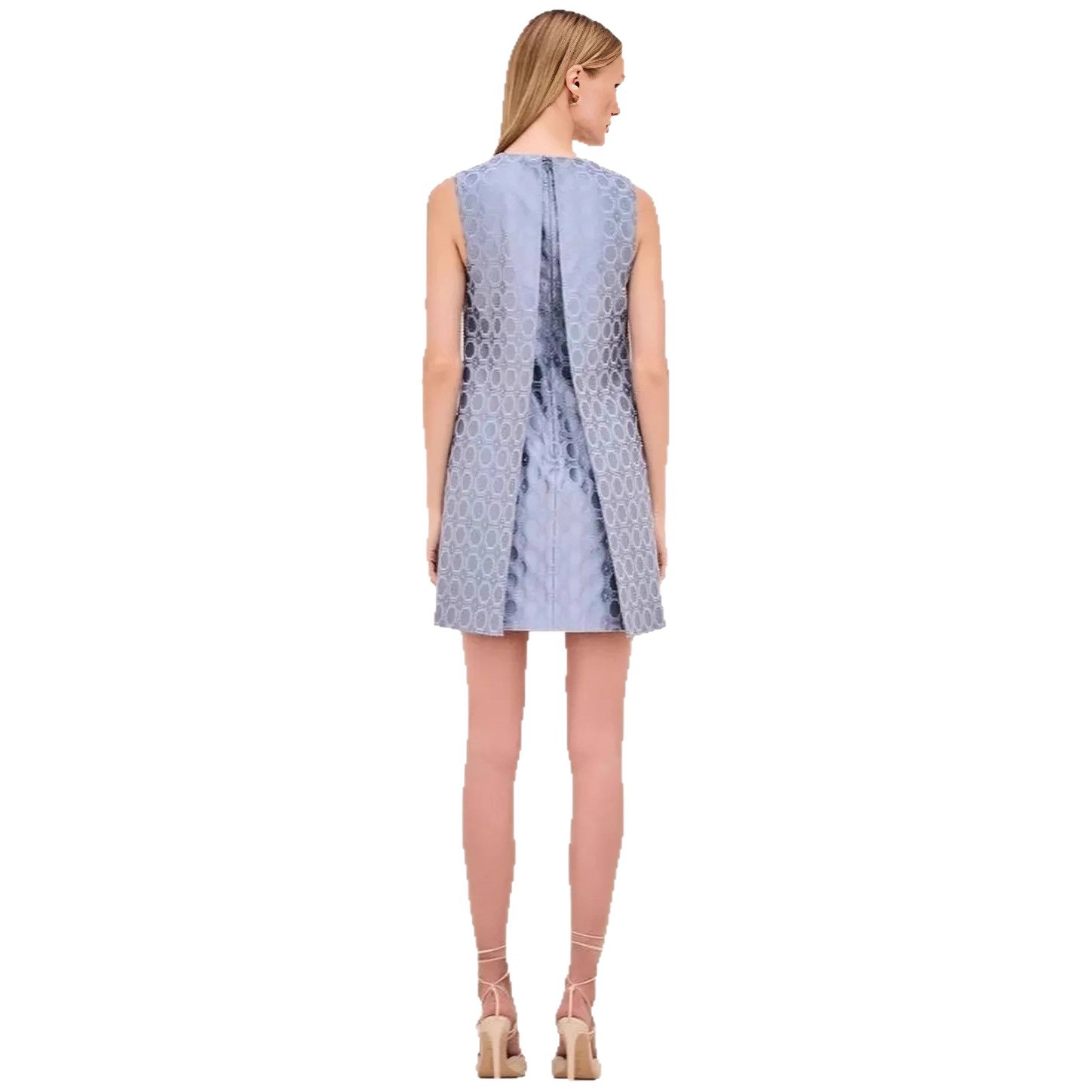 Summer Womens Dress Fashionable Floral Print Sleeveless Round Neck Casual Wear for Parties or Events Wholesale