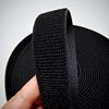 Elastic Elastic Band Velcro Nylon Elastic Hook and Loop Straps Leggings Elastic Elastic Non-Grabbing Telescopic Band Black