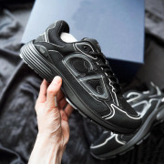 European Style New Cd Versatile Casual Shoes Height-Increasing White Shoes Lace-Up Couple Running Shoes Letter B30