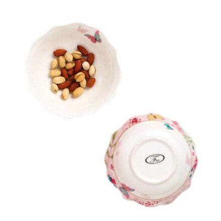 European dessert fruit plate afternoon tea ceramic cake plate dessert dried fruit plate creative salad bowl Western tableware