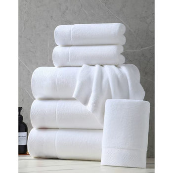 Hotel Towels Wholesale, White, Absorbent, Thickened Pure Cotton, Suitable for Hotels, Guesthouses, Beauty Salons, Postpartum Care Centers, Bath Towels