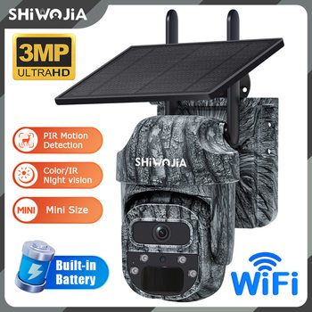 Cross-Border New Product 4g Solar Camera 3Mp High-Definition Outdoor Waterproof Wireless Wifi Camouflage Surveillance Camera