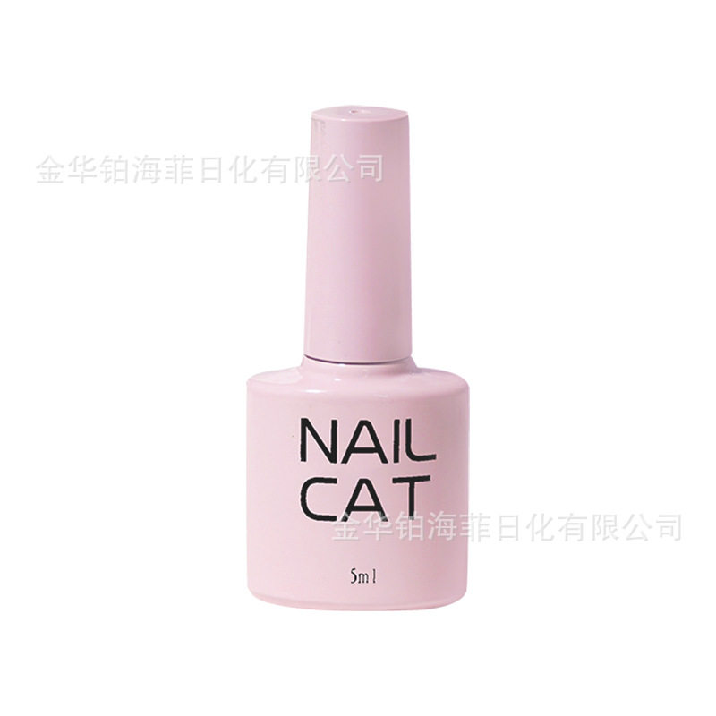 Xiaohongshu Hot Push Nail Polish Platinum Haifei Small Capacity New Solid Color Ice Transparent Nail Polish Gel Set Wholesale