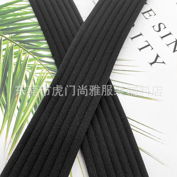 1.5-3.5cm Nylon High-Elasticity Ribbed Woven Strap, Widened and Thickened, for Bags, Fashionable Single Shoulder Bag Strap, in Stock