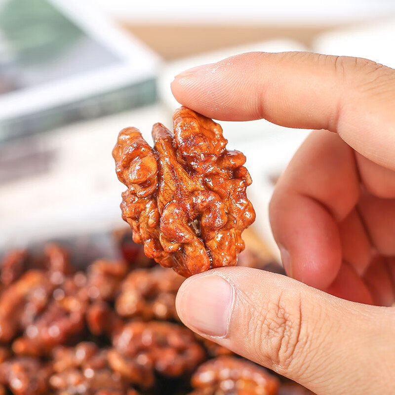 Time manor amber walnut kernel 500g/can new instant cooked walnut kernel nut fried snack