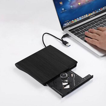 Dual Interface CD-ROM Drive Laptop Burner Computer Universal DVD ROM Box External Burn Optical Drive