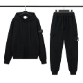 Black looped suit