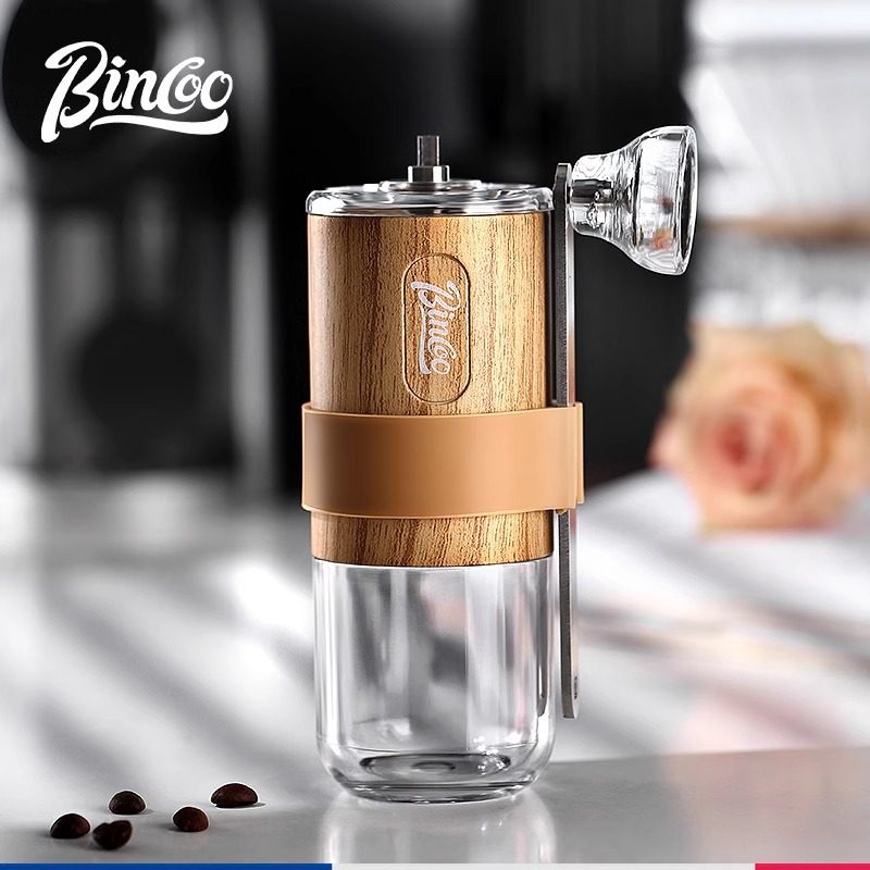 Bincoo Hand Grinder Coffee Bean Grinder Manual Coffee Machine Small Household Portable Mill suit