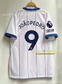 2627 chelsea away custom #9 star player jersey + league captain's armband
