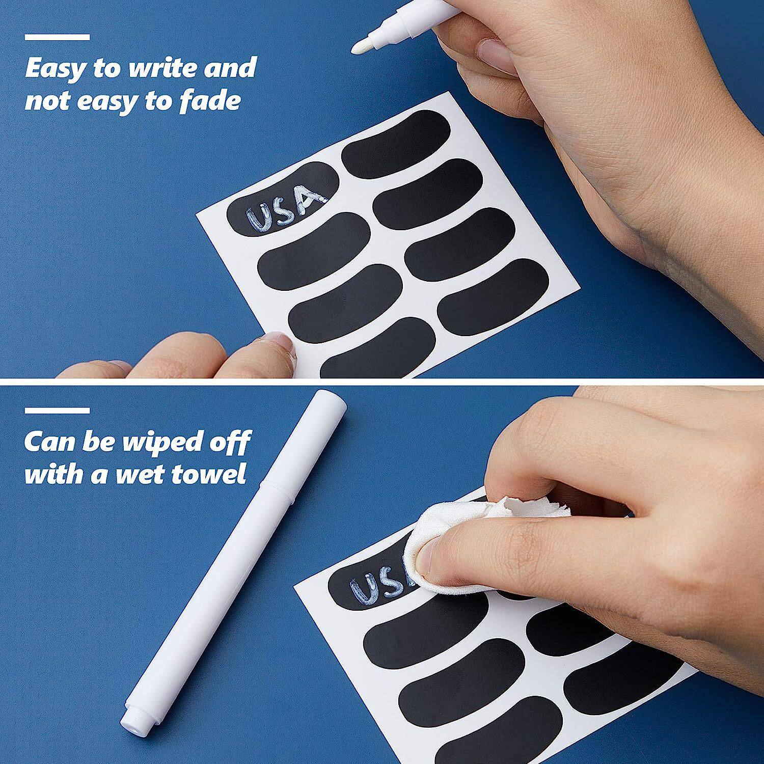 In stock Black eye sticker color label eye stickers sports event Stick Football sports atmosphere stickers