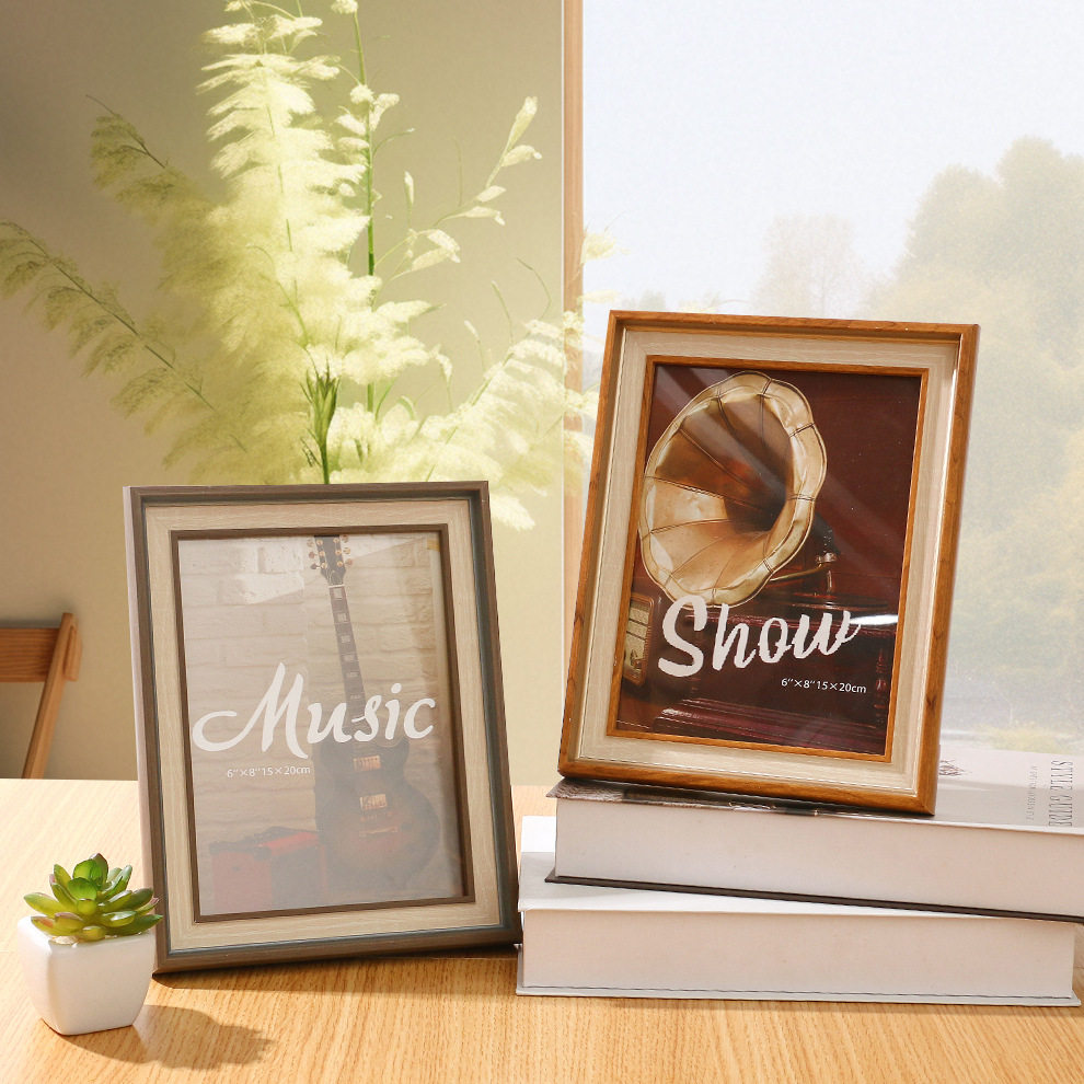 European-Style Retro Photo Frames with a High-End Feel, Wholesale 6-Inch, 7-Inch, 8inch 10inch A4 Wall-Mounted or Tabletop Photo and Oil Painting Framing