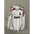 Long sleeve # 0607/ac away champions league version + armband