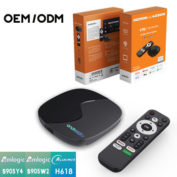 Sample Cross-Border V96 Android Box S905W2 2G+16G Bluetooth Dual-Band Wifi Network Set-Top Box