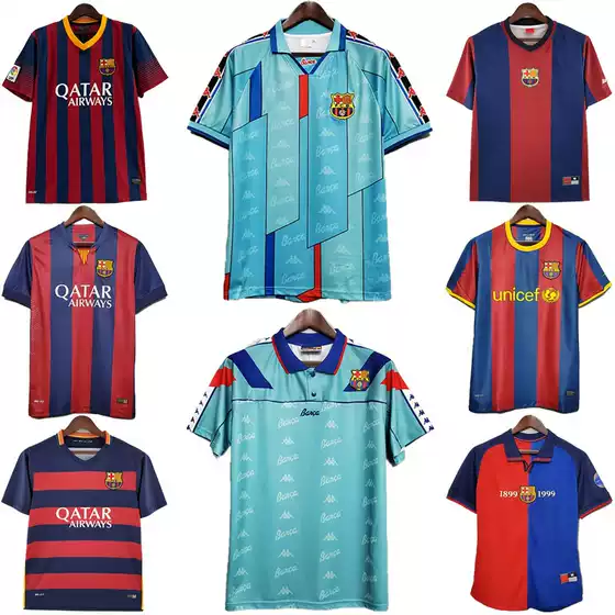 Fu Cuba S jersey Messi Neymar Ronaldinho Javi Iniesta Suarez football suit