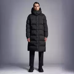 High Version Mongolian Family Long Matte Fog Long Maya Vezere Down Jacket Hooded Removable Unisex