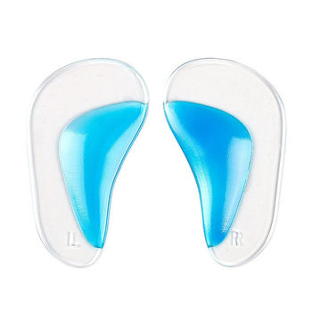 Foot Arch Pad Corrective Insoles Arch Inner and Outer Eight Foot Evarus Adult Silicone Insoles