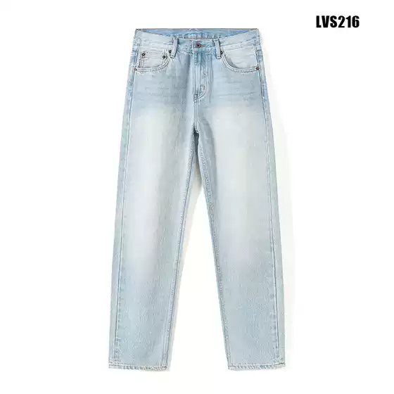 2025 New Autum Loose Straight Non-Elastic Soft Casual Business Middle-Aged High-Quality Washed Jeans for Men