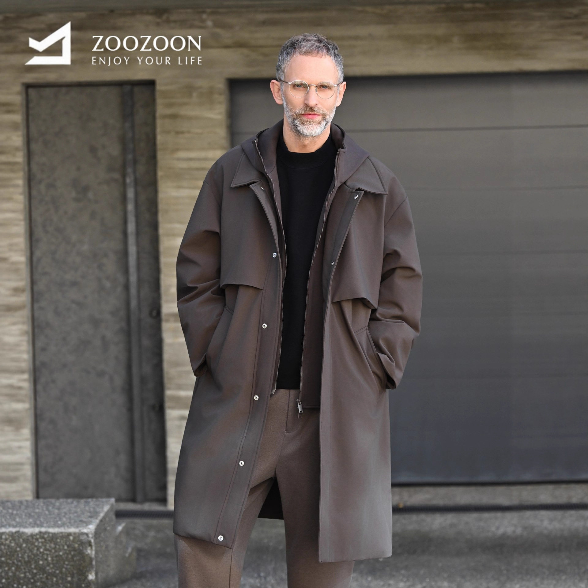 Authentic Lightweight Warm down Jacket for Men 2025 New Winter Mid-Length Fashionable High-End Hooded Jacket