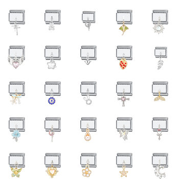 Module a lot of in stock! Cross-border explosions Taobao diamond bracelet DIY Italian module stitching bracelet