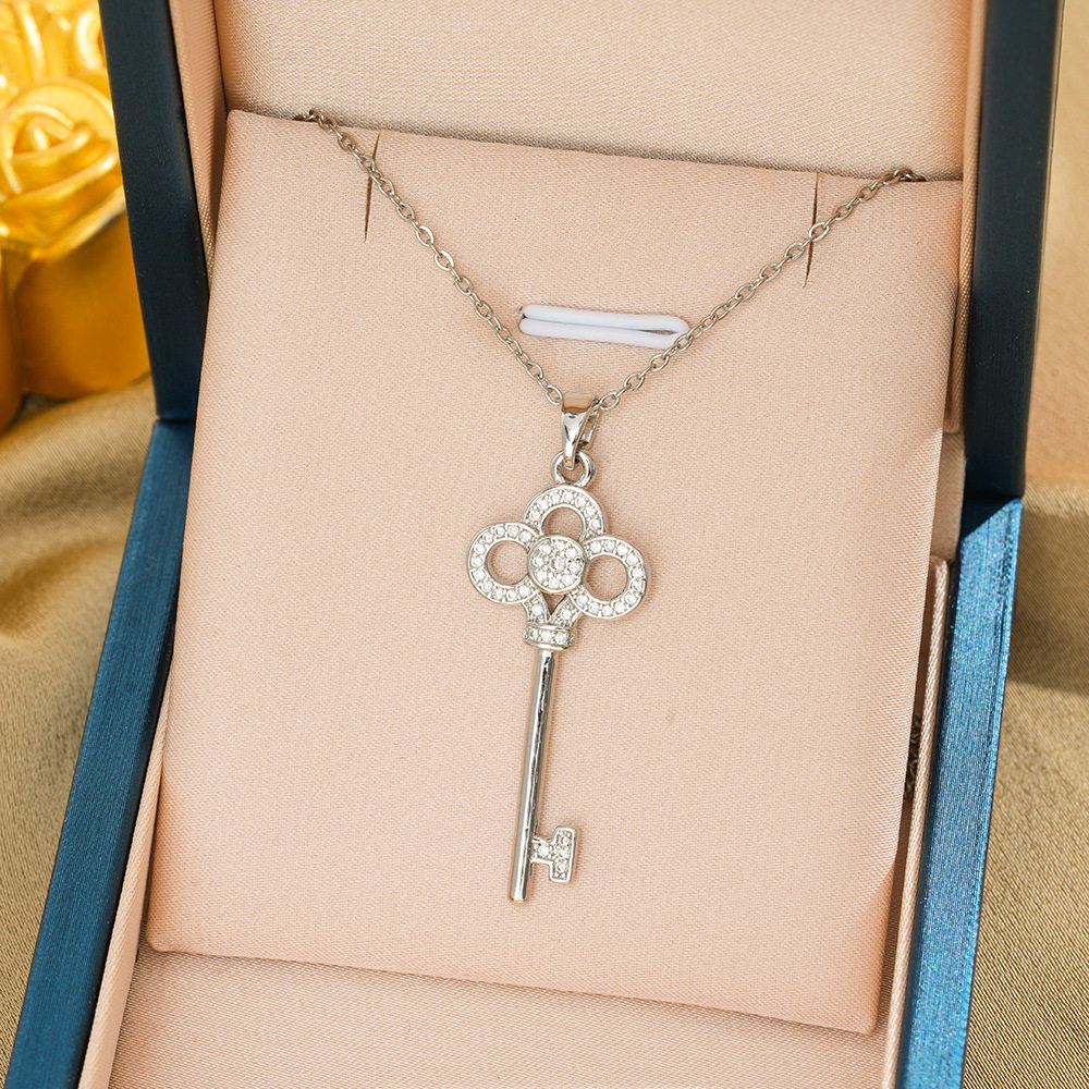 417 キー ネックレス - シルバー