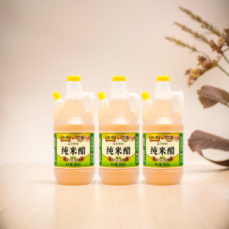 Wantong Rice Vinegar 800ml Rice Vinegar Xuzhou Wantong Rice Vinegar Pure Grain Brewed Rice Vinegar for Home Use