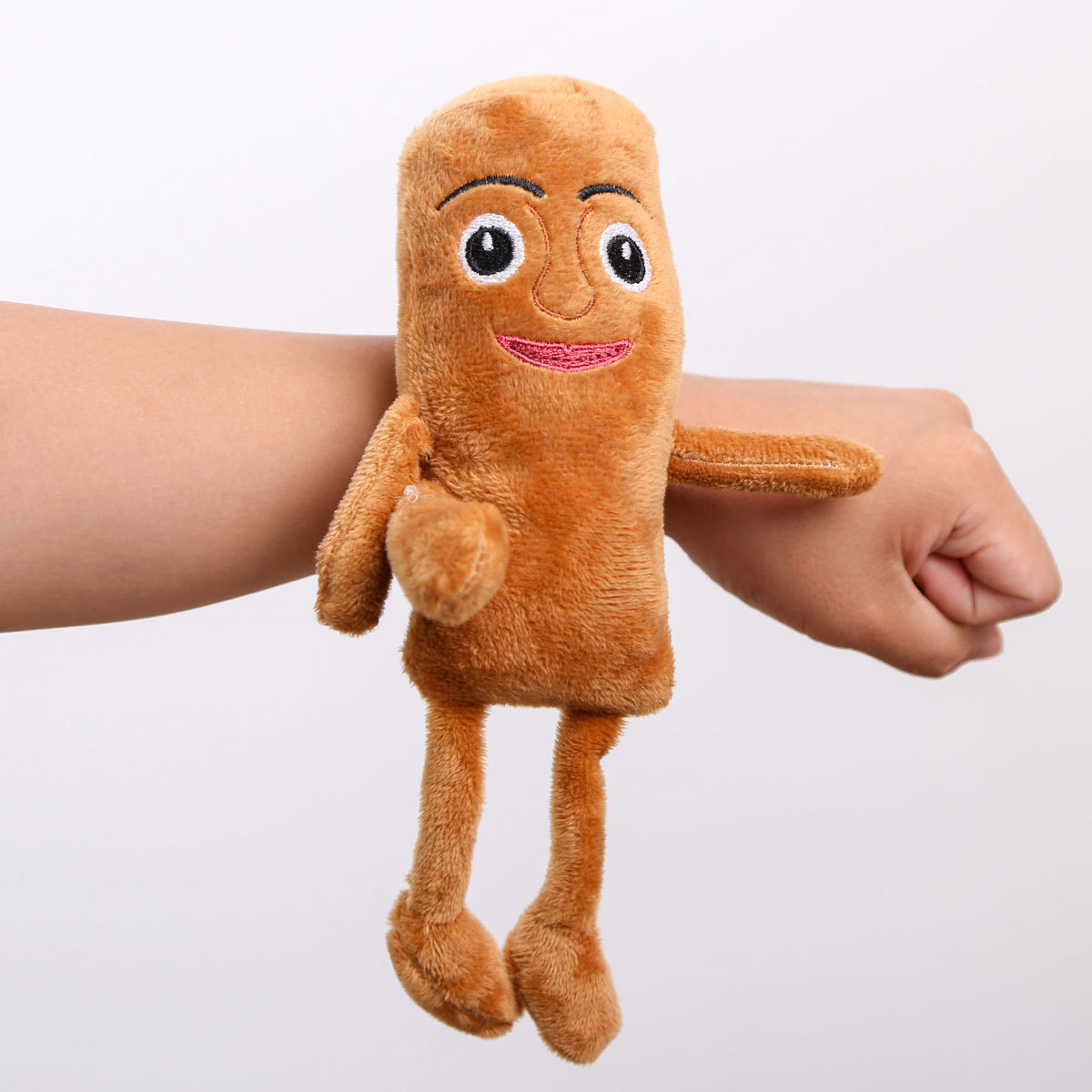 融合山海经啪啪圈手环毛绒玩具跨境木棍人玩偶公仔批发国外布娃娃