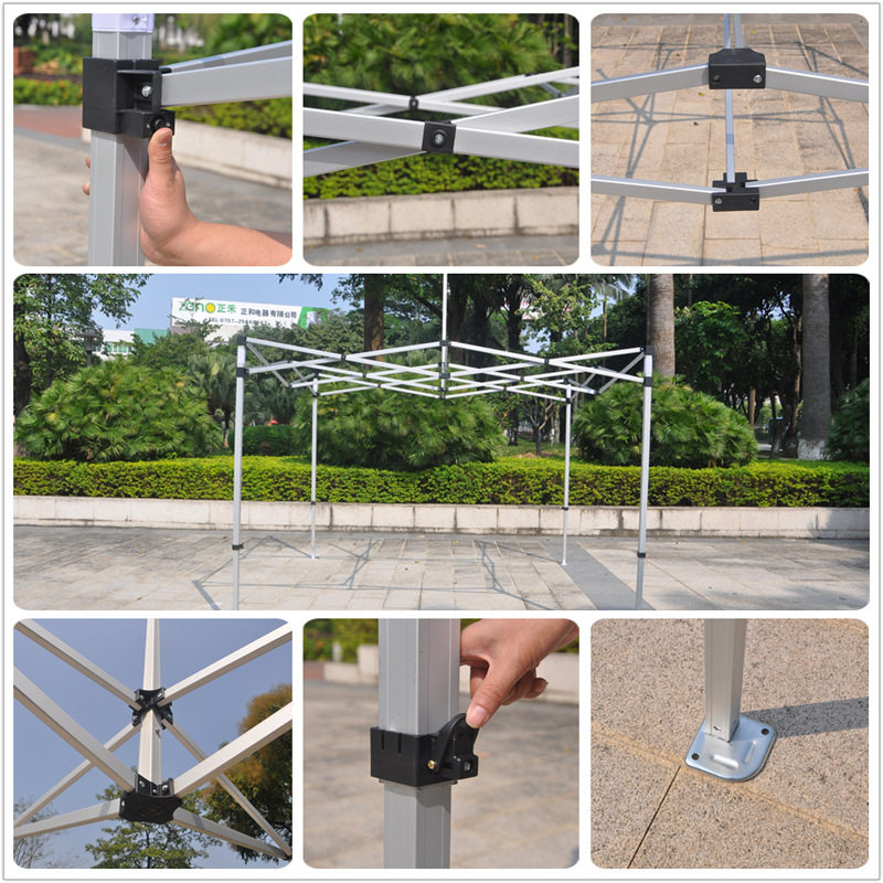 跨境外贸户外活动广告帐篷3x3米批发四角折叠遮阳棚雨棚印刷定制