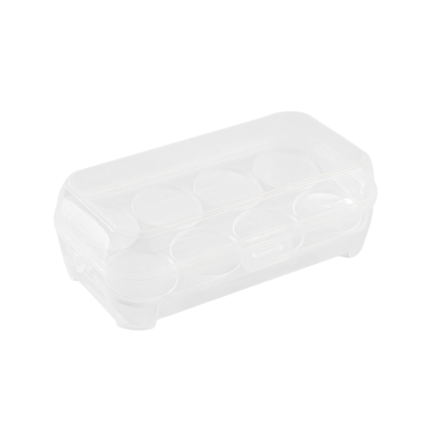 Outdoor Camping Style Shock-Proof and Shatter-Proof Egg Box Travel Anti-Fall Plastic Egg Tray Portable Protective Box Storage Box Home