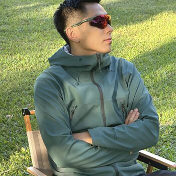 Kailas M8Ic Hooded Soft Shell Jacket Windproof, Waterproof and Warm Outdoor Thin Velvet Mountaineering Jacket for Men and Women Sports