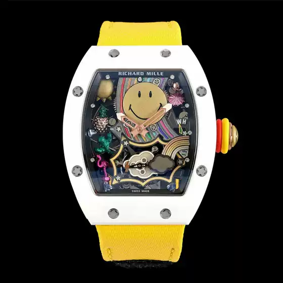 Rm88 Smiley Face Richard Mille Jb Men's Skeleton High-End Watch Zf Barrel Bbr Cross-Border Trade Mechanical Ys
