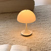 Cream Simple Jellyfish Table Lamp Bedside Lamp Bedroom Rechargeable Night Light Mushroom Lamp Mini Flower Bud Rechargeable Table Lamp Wholesale