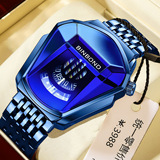 Трансграничные мужские часы из креветочной кожи trend shopee watch в стиле мотоциклетных концептуальных часов мужские часы с технологией live black