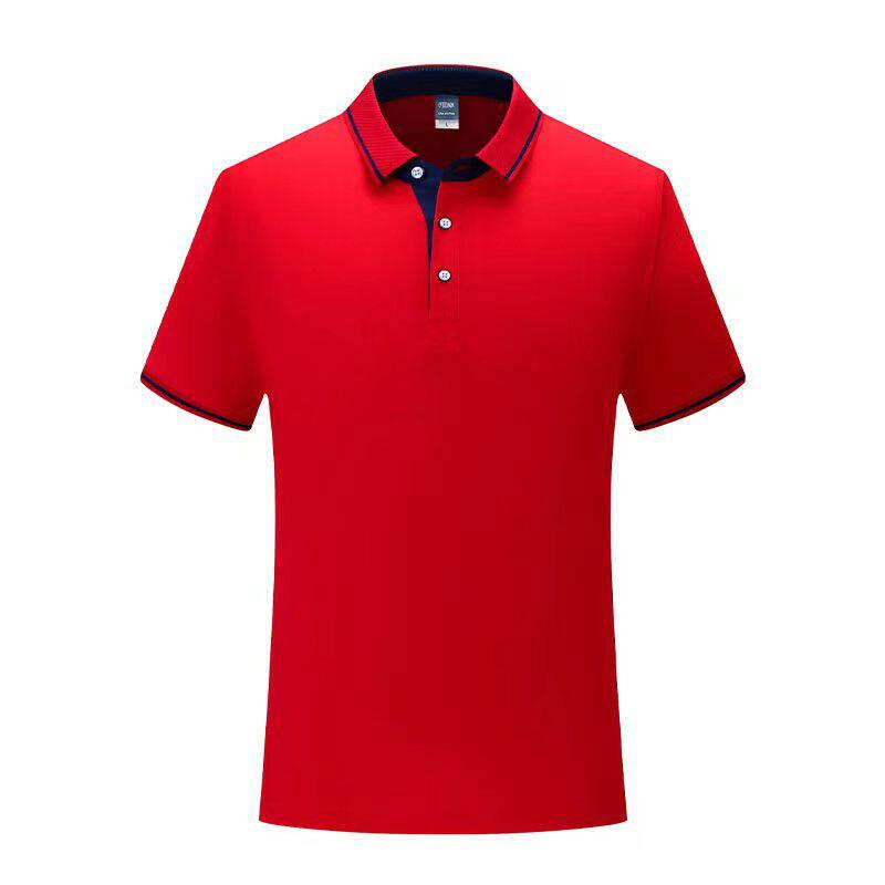 polo衫定制印logo长袖男立领商务风工作服纯棉轻奢翻领广告文化衫