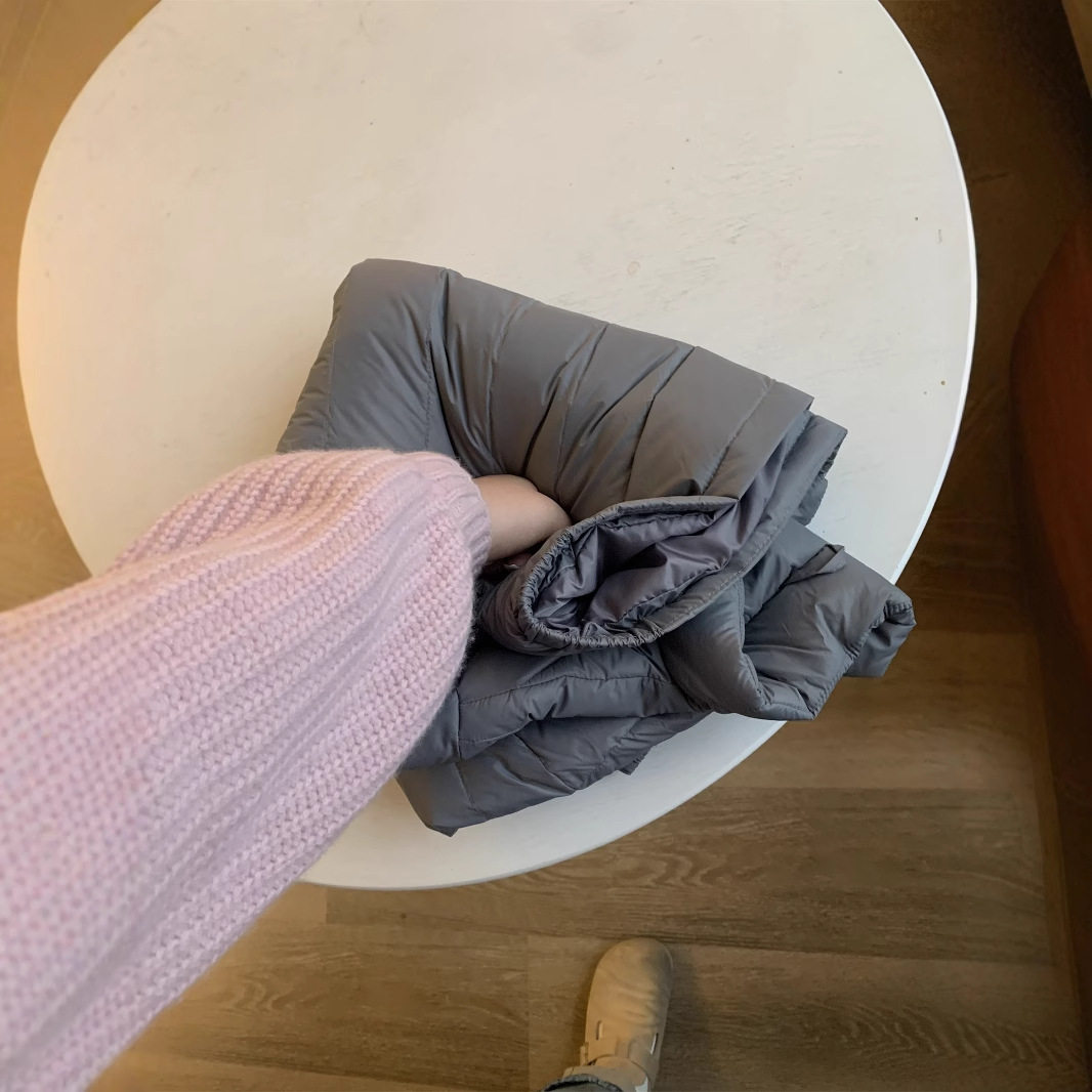 Kui Qing! Autumn and Winter 2024 Outdoor Sports Collar Simple Lightweight Rest Warm Down Jacket Jacket for Men