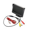 LCD car display 4.3 inch car bracket screen visual reversing image table folding 4-lamp camera