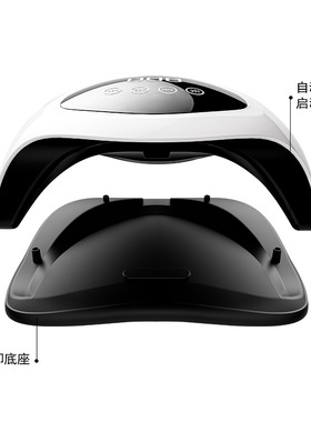 新款60颗灯珠180W美甲灯光疗机手提式指甲油胶烤灯UV固化专用灯