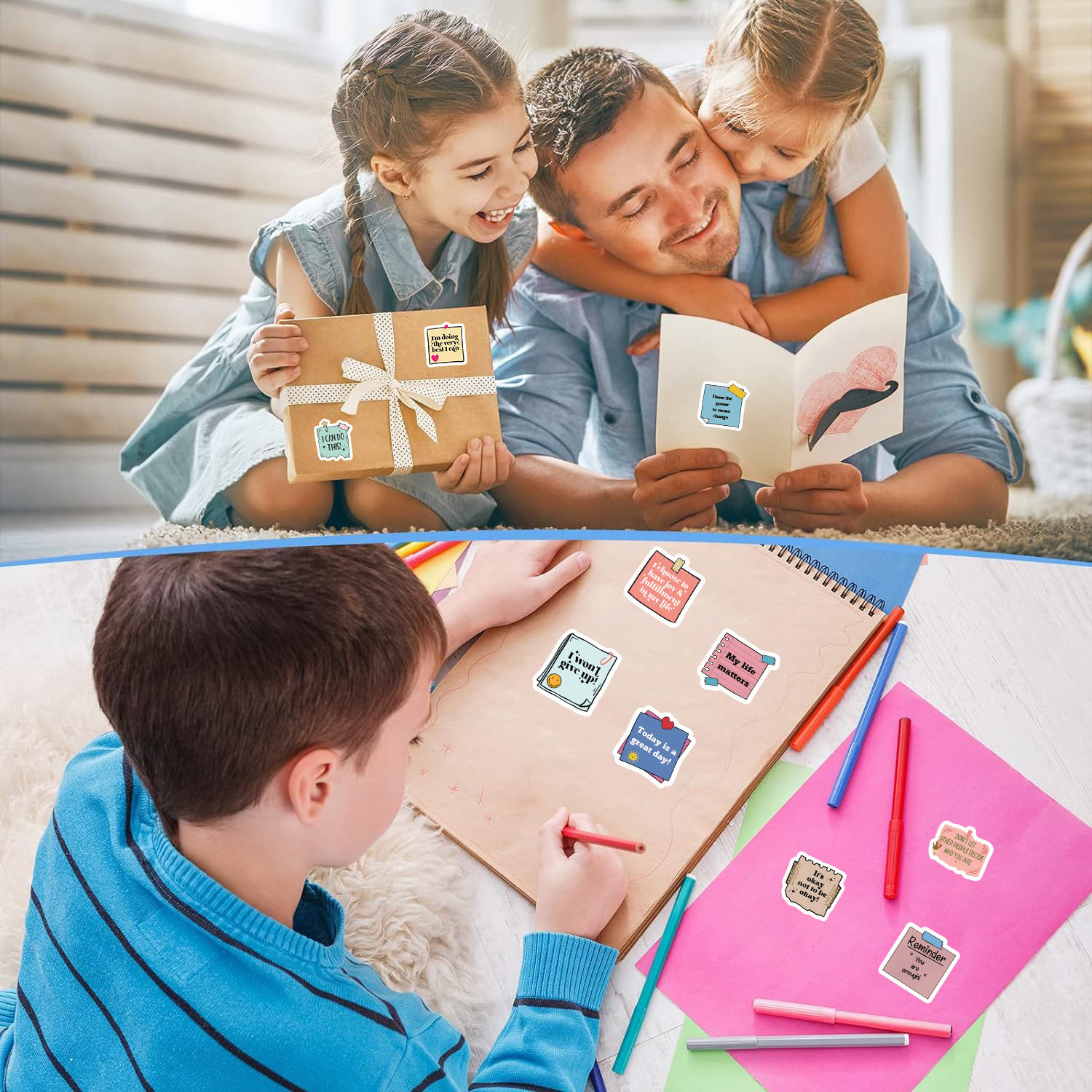 500 sheets/roll roll paste cross-border hot-selling adhesive tape self-affirmation hand account material can be decorated envelope paste dots