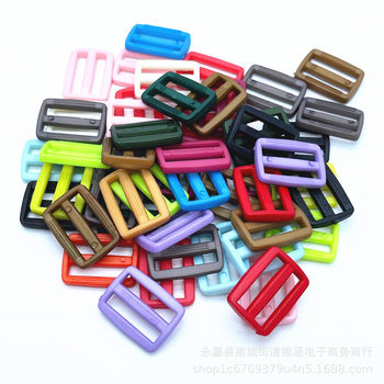 Spot 12-50mm plastic color three-gear buckle Japanese buckle adjustment buckle luggage accessories buckle backpack buckle