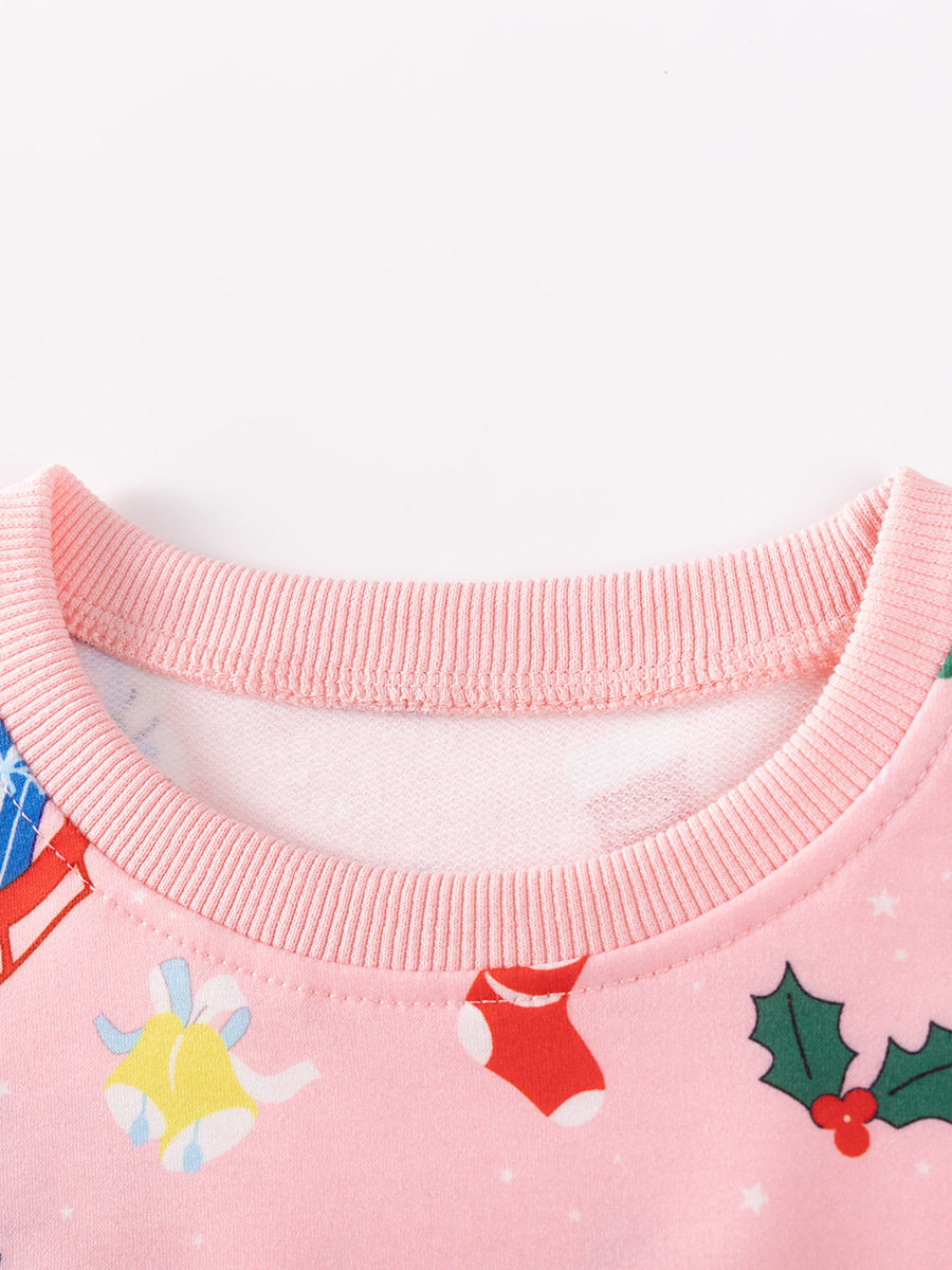 New Kids' Dress Wholesale, Cartoon Long-sleeve Girls' Dress, Autumn Cute Kids' Skirt